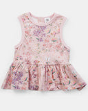 May Gibbs Anne Top - Pink Flora