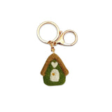 Felt House Keychain - Various