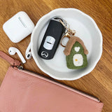 Felt House Keychain - Various