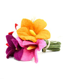 Felt Flowers - Set of 5 - Summer