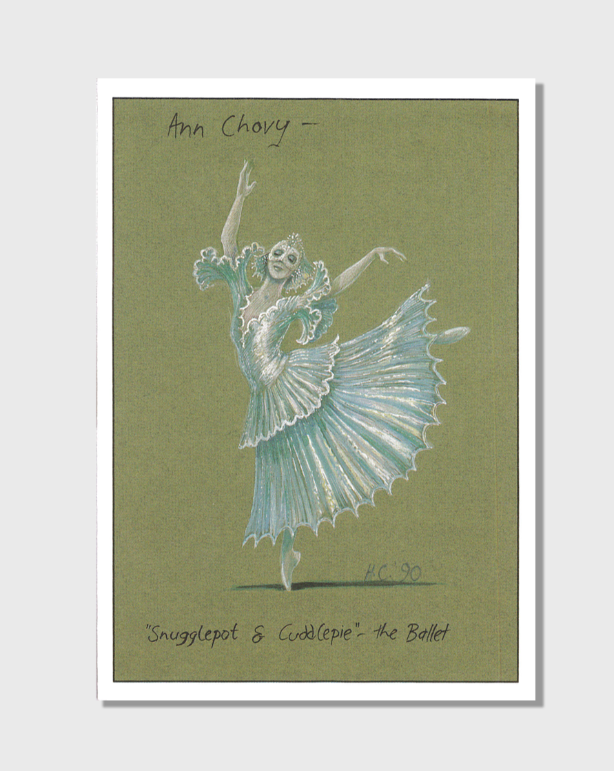 SOF BALLET PHOTOGRAPH サイン入りカード付き Ann Chovy Ballet Card – Nutcote