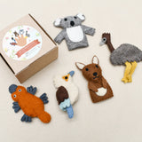 Finger Puppet Set of 5 - Australian Animals
