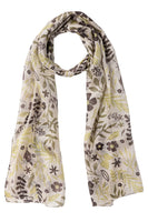 Australian Garden Natural Silk Scarf