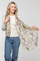 Australian Garden Natural Silk Scarf
