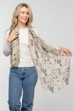 Australian Garden Natural Silk Scarf