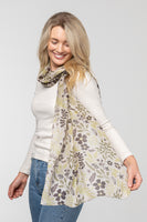 Australian Garden Natural Silk Scarf