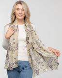 Australian Garden Natural Silk Scarf
