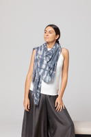 Artisan Scarf - Charcoal/Natural