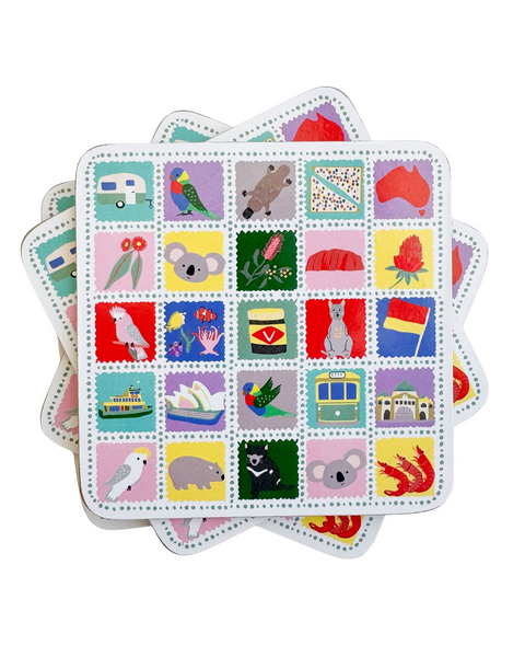 Australiana Coasters