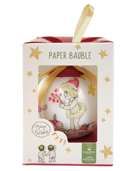 May Gibbs 2023 Christmas Bauble Gift Box - Red D