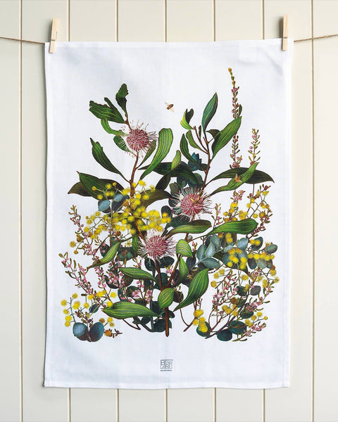Australian Native Tea Towels - Three for Honey