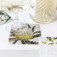 The White Collection Drink Coasters - Set of 8