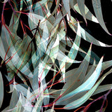 Black Avalon silk scarf