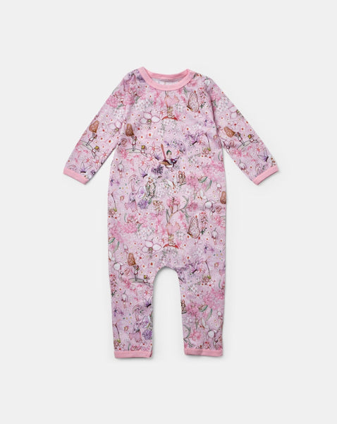 May Gibbs Scout Onesie - Rainbow Lilac