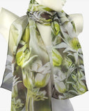 Flannel Flowers silk scarf