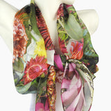 Australian Natives and Cousins silk scarf