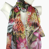 Australian Natives and Cousins silk scarf
