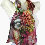 Australian Natives and Cousins silk scarf
