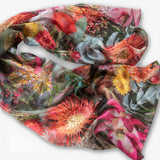 Australian Natives and Cousins silk scarf
