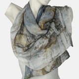 Scarred Gum silk scarf