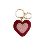 Felt Heart Keychain - Various