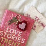 Felt Heart Keychain - Various