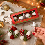 Festive Fresheners - Stripes - Reusable Scented Ornaments