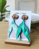 Gum Nut Eucalyptus Dangle Earrings