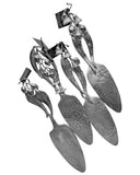 Silver Pewter Cake Servers