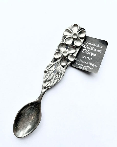 Silver Pewter Tea Tree Teaspoon
