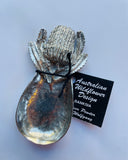 Silver Pewter Tea Caddy Scoops