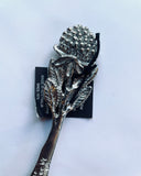 Silver Pewter Cheese Knives