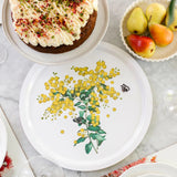 Glowing Wattle Round Tray 39cm