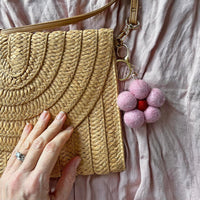 Felt Flower Keychain - Various