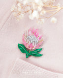 King Protea Brooch