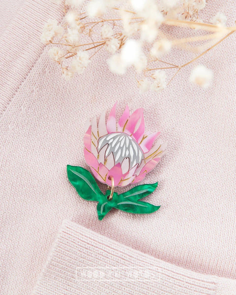 King Protea Brooch