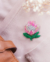 King Protea Brooch