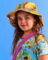 May Gibbs Terry Kids Beach Hat - Sunrise Delight