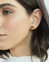 Rice Flowers - Sphere Stud Resin Earrings