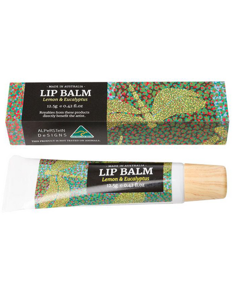 Lemon & Eucalyptus Lip Balm by Sheryl J Burchill
