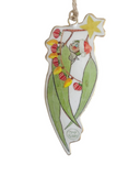 May Gibbs Metal Decorations - Gum Leaves