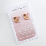 Acrylic Stud Earrings - Writers Paper and Quill