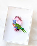 Rainbow Lorikeet Brooch