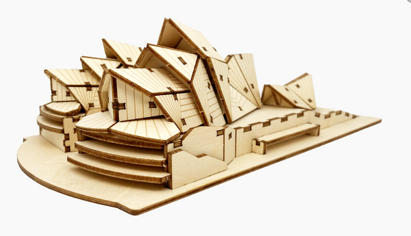 Sydney Opera House 3D Wooden puzzle