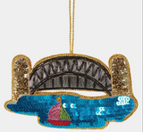 Harbour Bridge Sequin Hanging Decoration