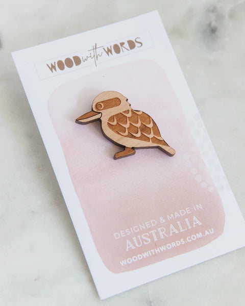 Kookaburra Wooden Pin