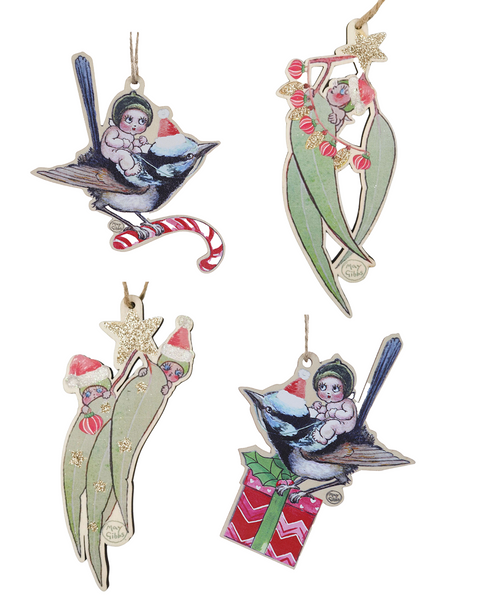 May Gibbs Wooden Decorations