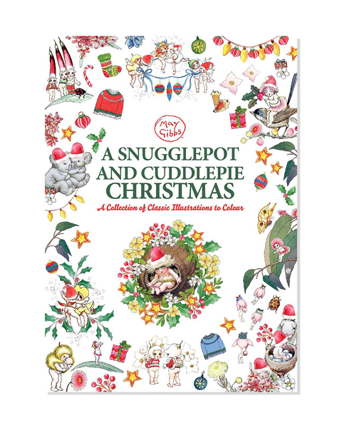 A Snugglepot and Cuddlepie Christmas Adult Colouring Book (May Gibbs)