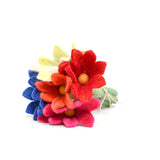 Felt Flowers - Set of 5 - Summer