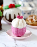 Felt Cupcake - Strawberry Cream